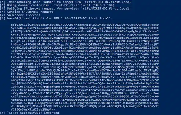 Active Directory rubeus s4u2proxy