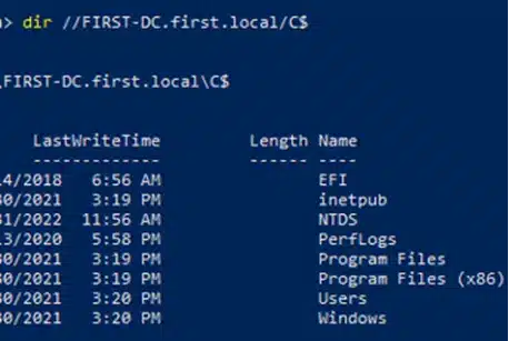 Active Directory file system access