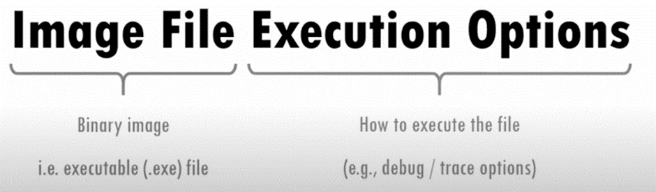 Image File Execution Option Debugger