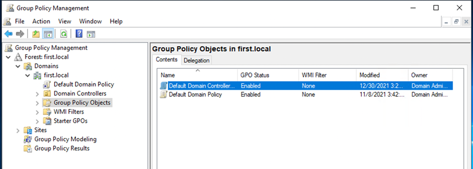 group policy